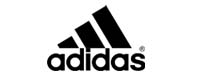 The image shows a logo of the brand  adidas  with the brand name written in uppercase letters.