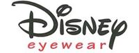 The image shows a logo of Disney s eyewear brand, with the word  Disney  prominently displayed above the word  Eyewear.