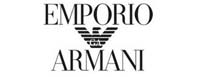 A logo for the luxury fashion brand Emporio Armani, featuring the brand name in uppercase letters.
