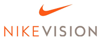 Nike Vision logo on a beige background.