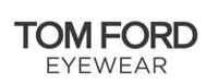 The image is a promotional advertisement for eyewear, featuring the name 'TOMFORD' in large letters at the top and the words 'EYEWEAR' below it. Below this text, there is a logo with the word 'TOMFORD' written across it, followed by the phrase 'Eye wear.' The background of the image is neutral, and the overall style appears to be modern and minimalistic.